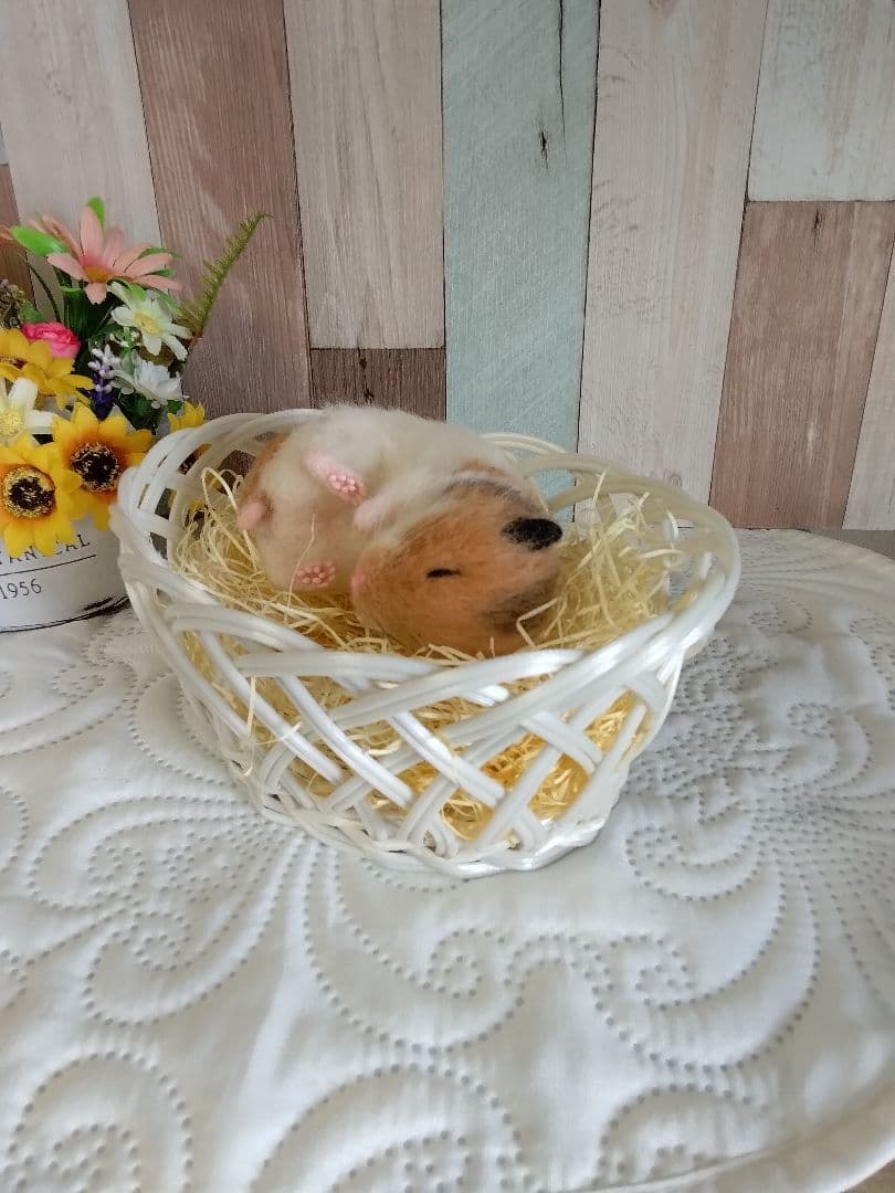 ハムスター　羊毛フェルト