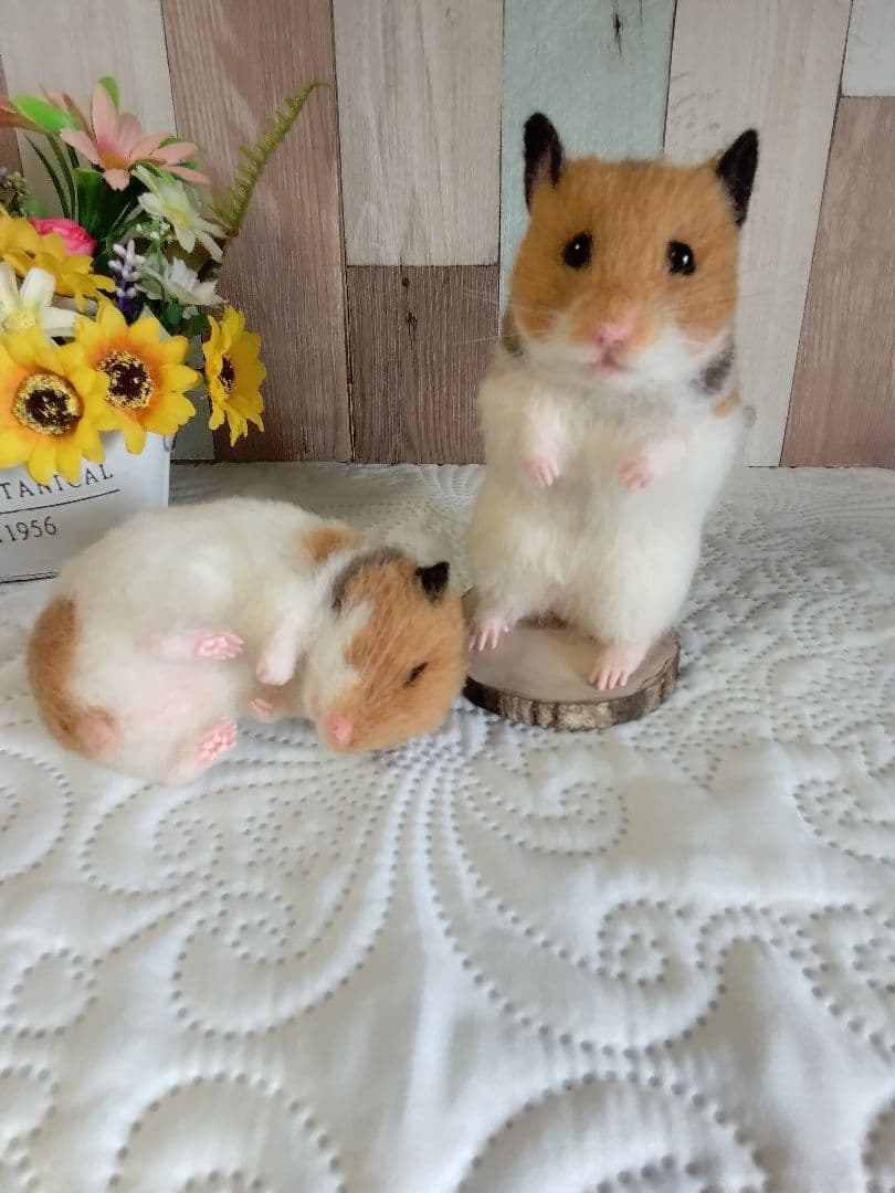 ハムスター　羊毛フェルト