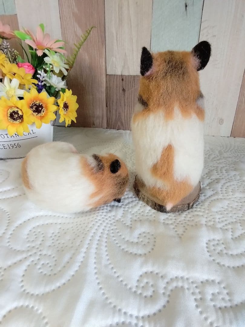 ハムスター　羊毛フェルト