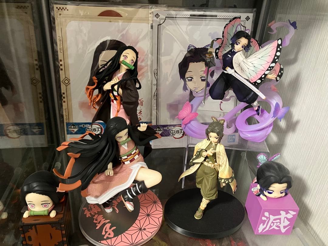 鬼滅の刃 フィギュアセット　ねずこ　しのぶ