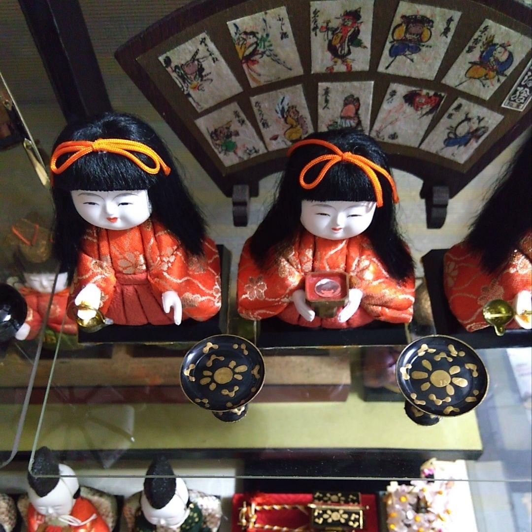 セール中☀️ 木目込雛人形　雛人形　ひな人形　ひな祭り　木目込人形　ガラスケース