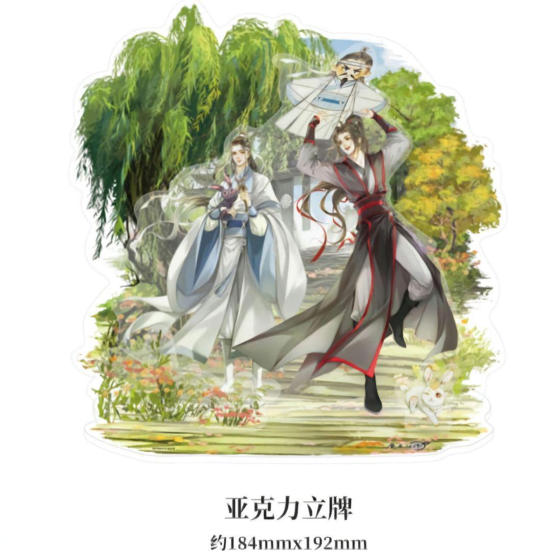 特典付き 魔道祖師 歲載四景 セット 忘羨 藍忘機 魏無羨 アクスタ 缶バッジ