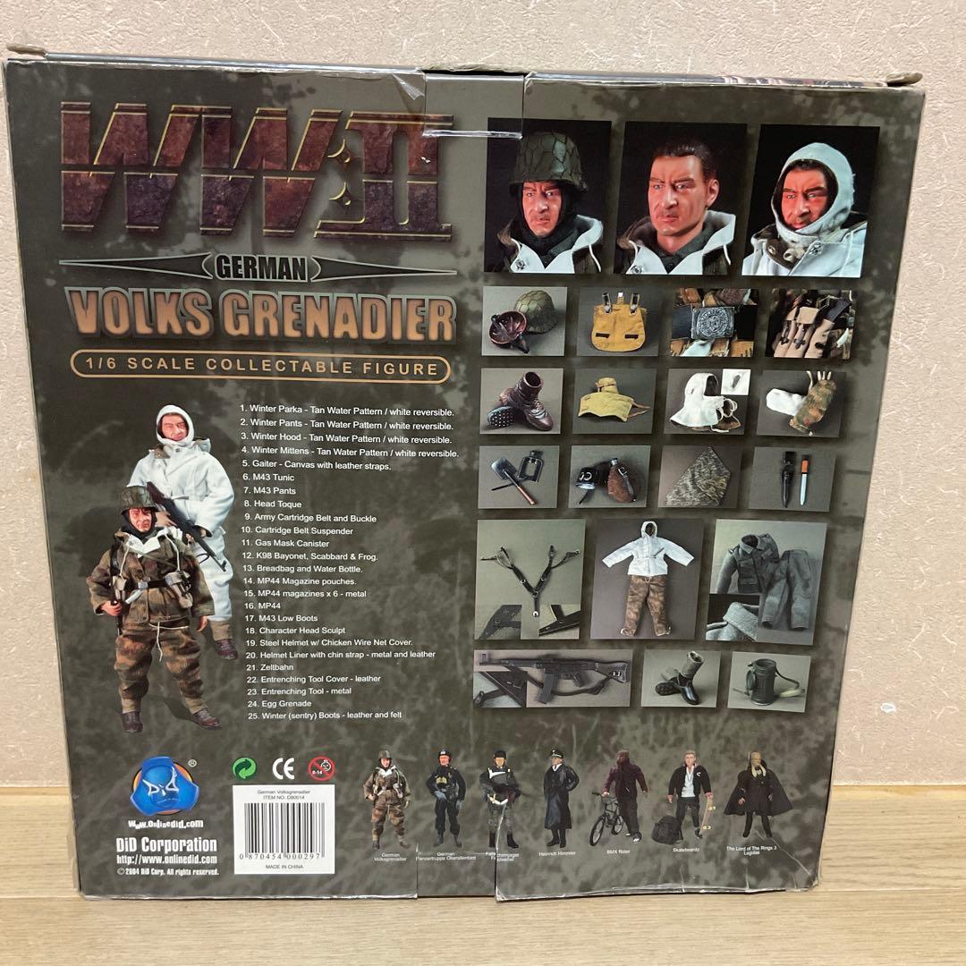 【新品未開封】DiD 1/6 WWII Hans Ebner D80014