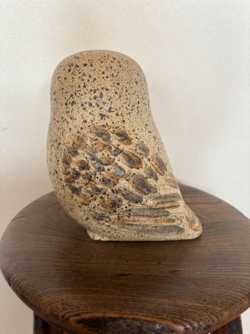 美品リサラーソン　ふくろう　置物