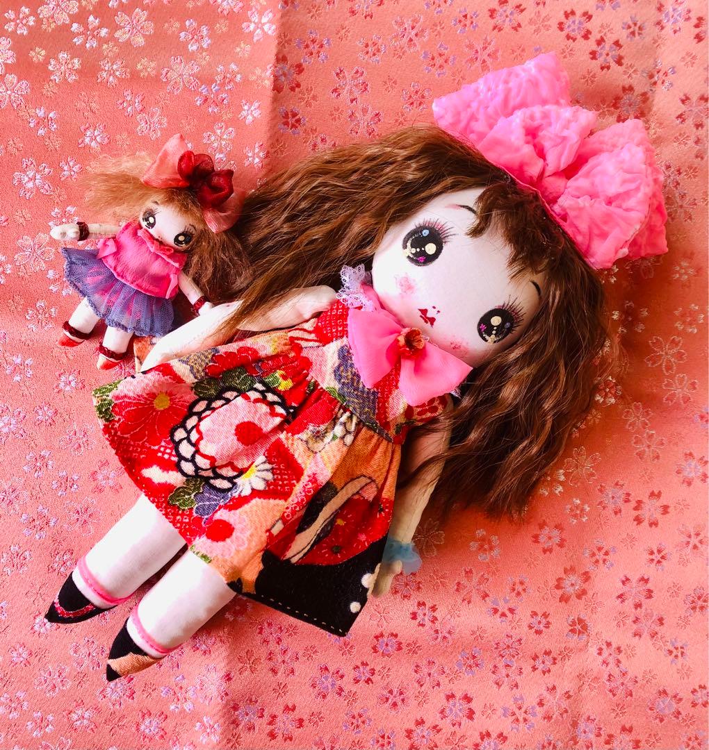 ♡かっぱのオーコ様ご確認♡約35cm◦11cmボネ無しお洋服ぴんく系♡