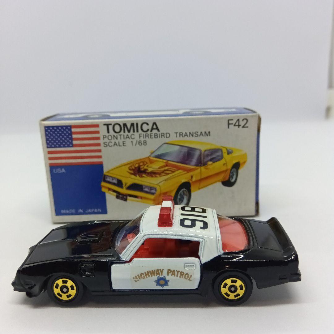 トミカ 青箱 F42 ファイヤーバード トランザ厶 HIGHWAY PATROL
