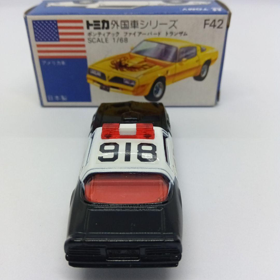 トミカ 青箱 F42 ファイヤーバード トランザ厶 HIGHWAY PATROL