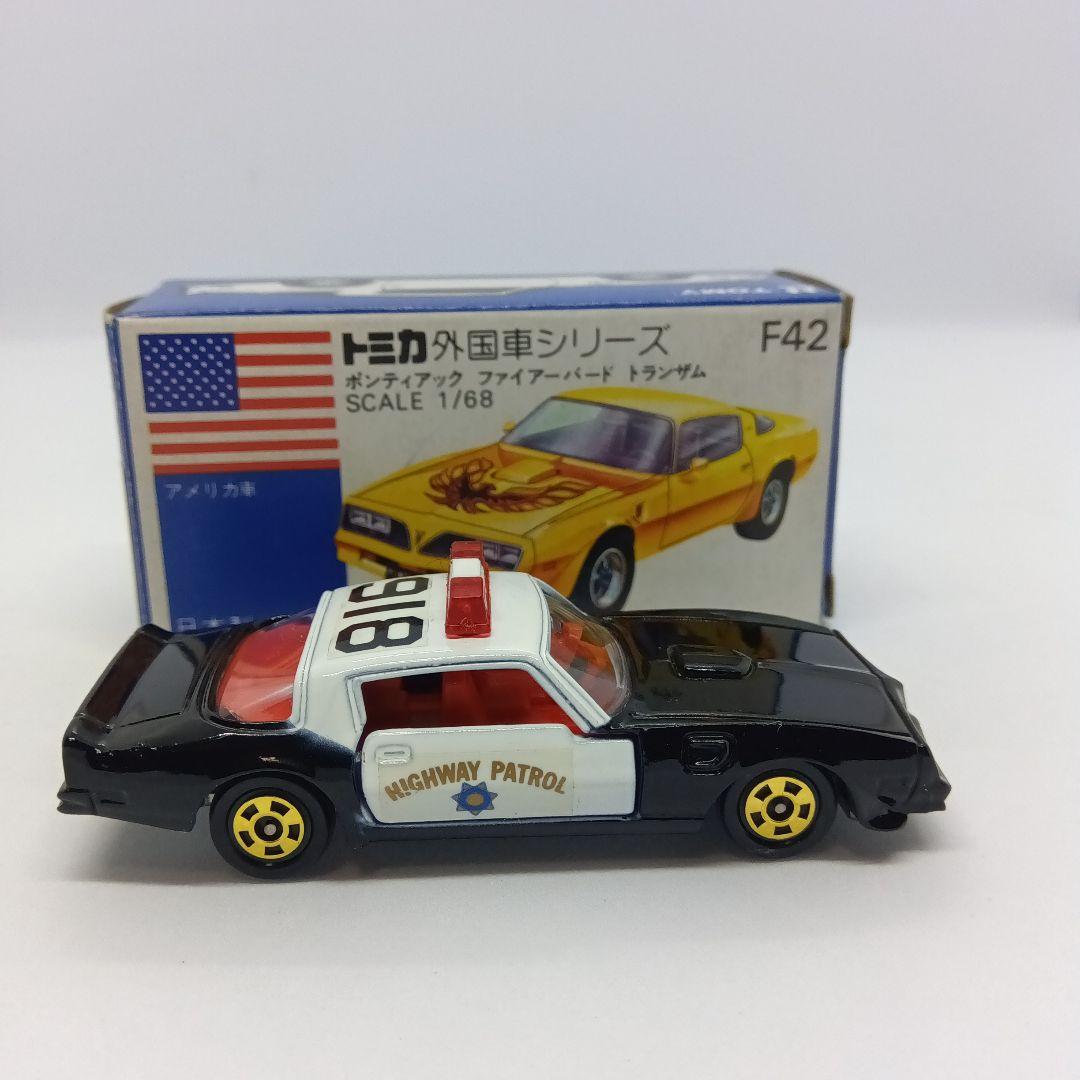 トミカ 青箱 F42 ファイヤーバード トランザ厶 HIGHWAY PATROL