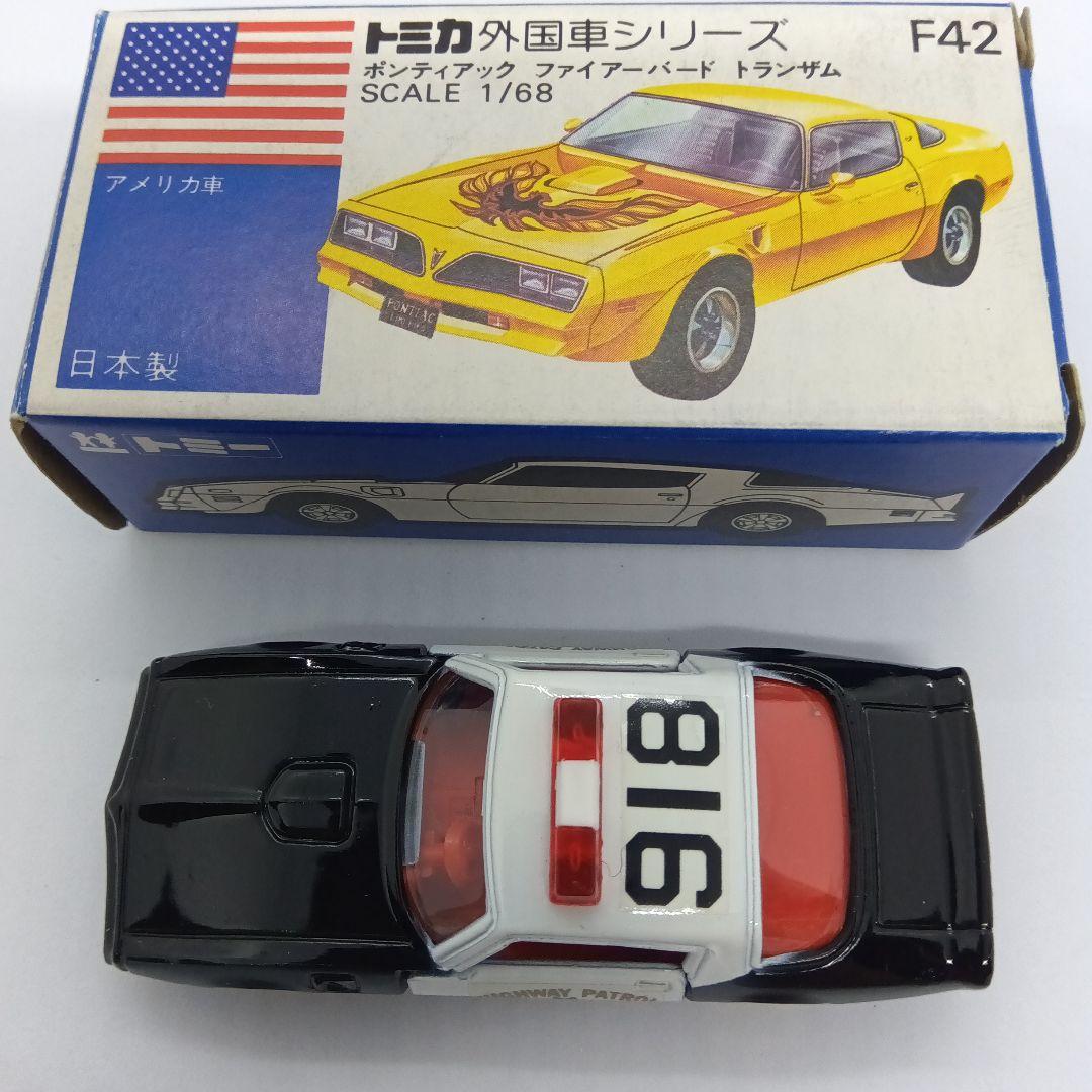 トミカ 青箱 F42 ファイヤーバード トランザ厶 HIGHWAY PATROL