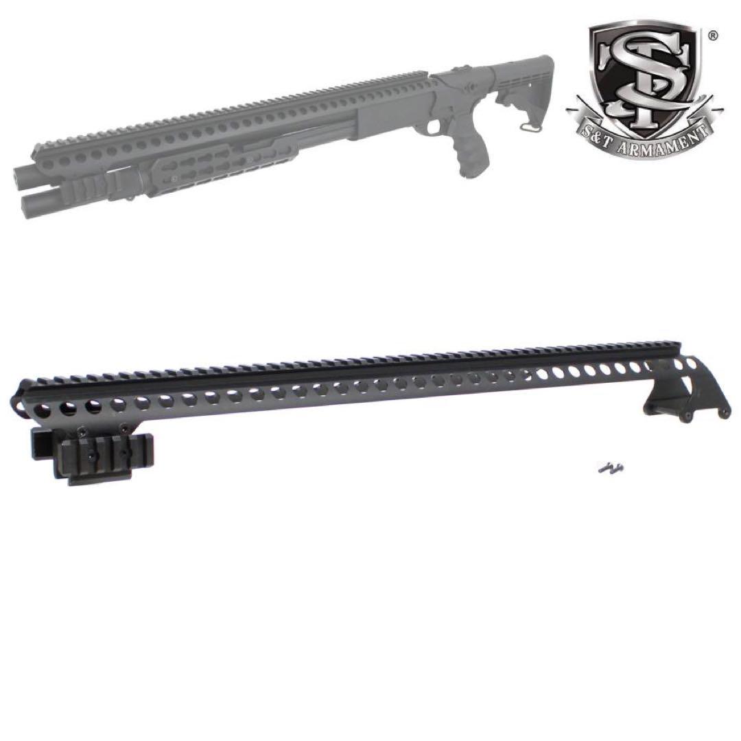 中古M870 ショットガン用レシーバーレールロングBK