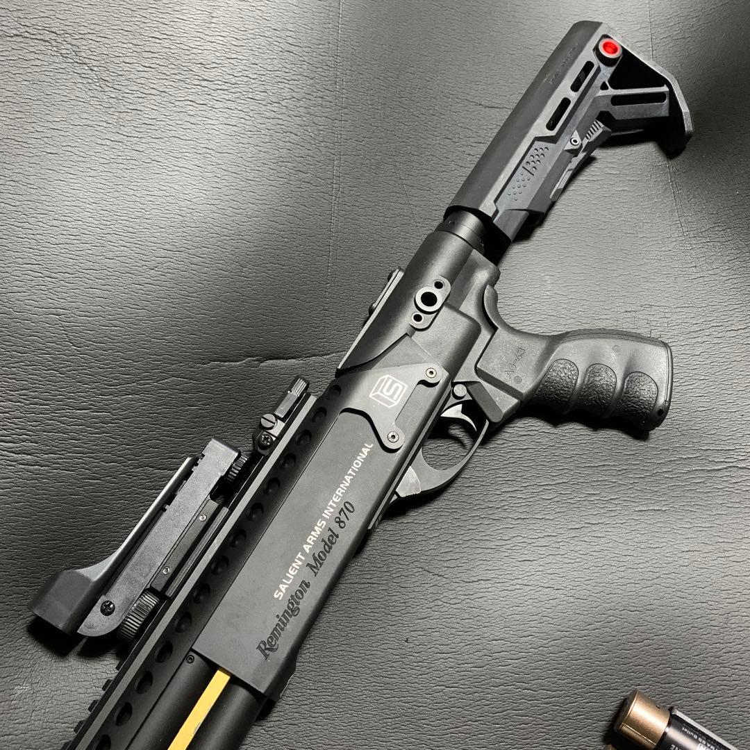 中古M870 ショットガン用レシーバーレールロングBK