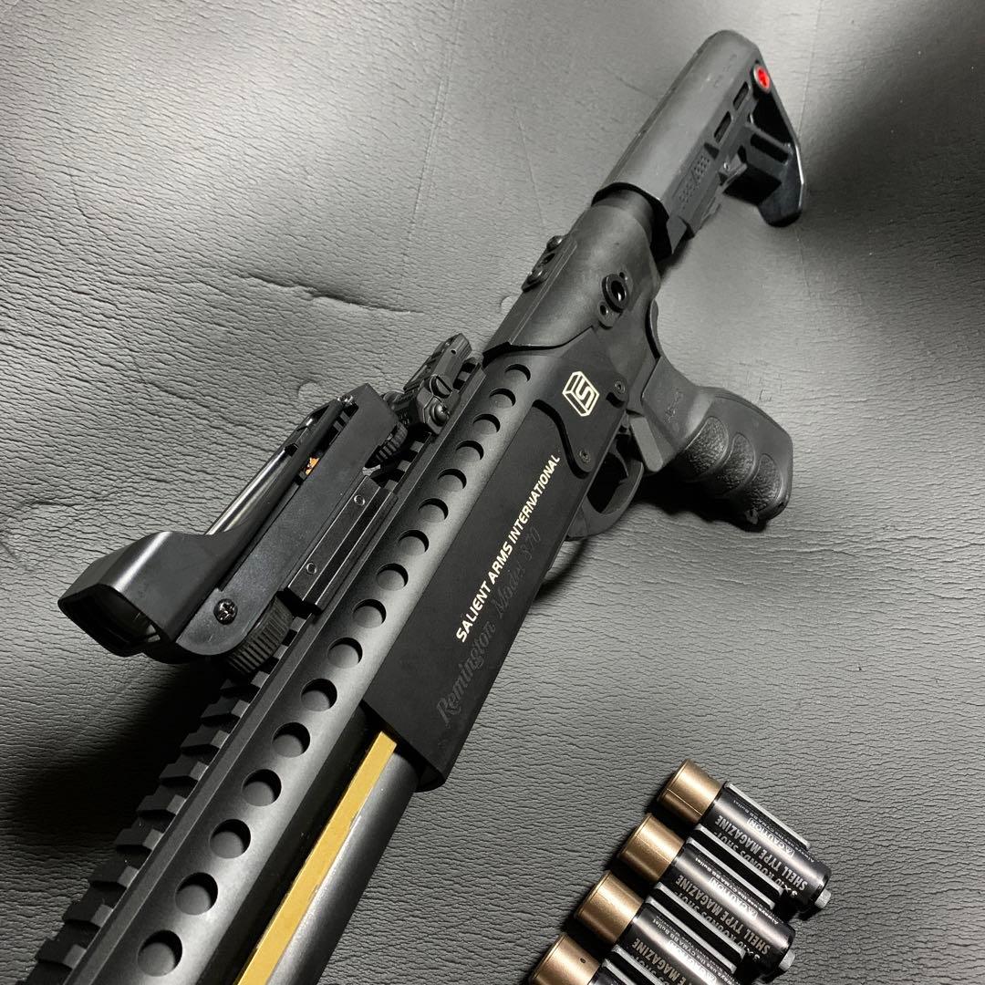 中古M870 ショットガン用レシーバーレールロングBK