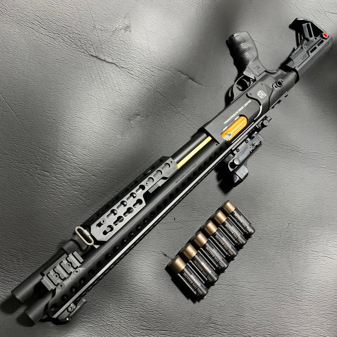 中古M870 ショットガン用レシーバーレールロングBK