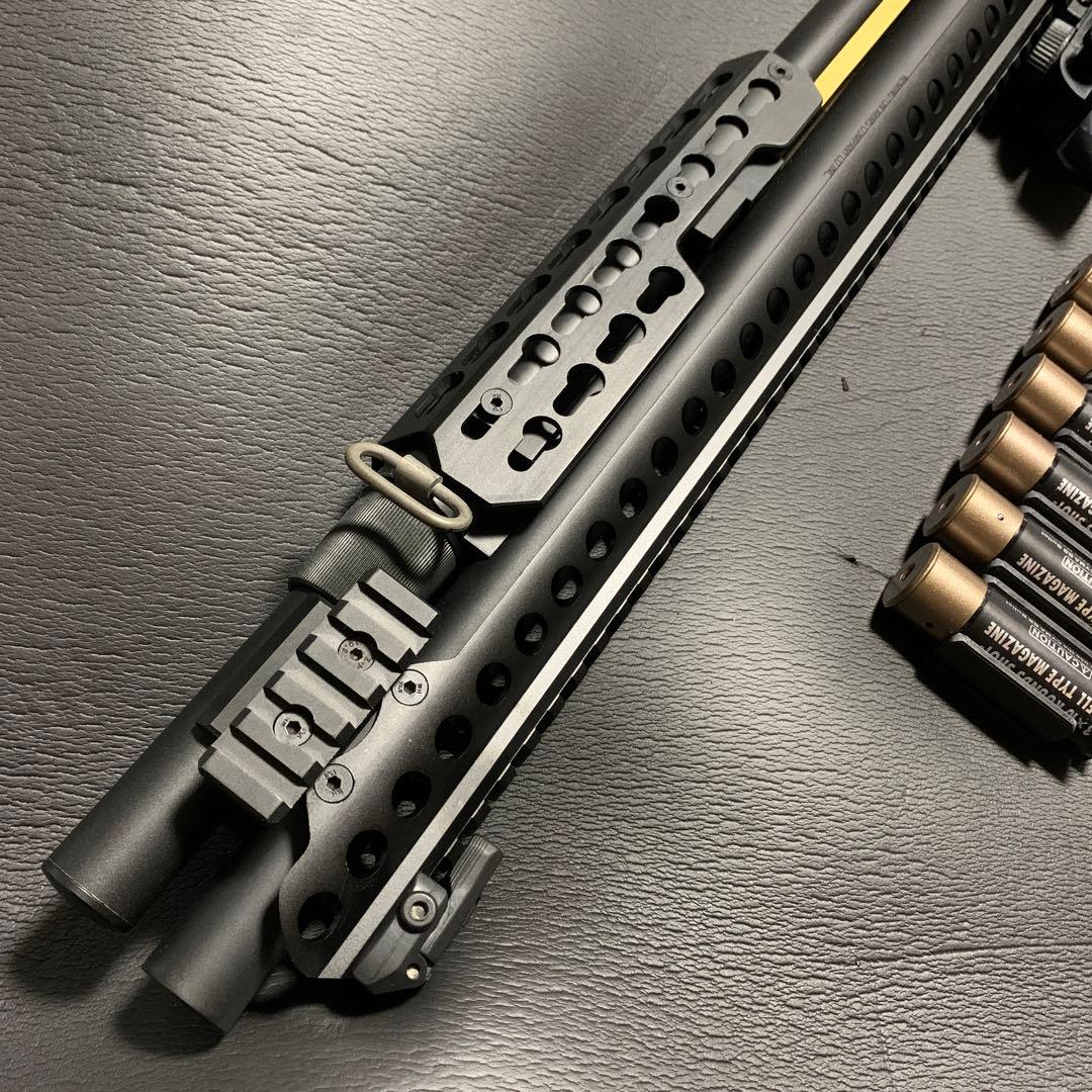 中古M870 ショットガン用レシーバーレールロングBK