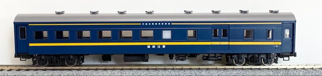 トラムウェイ 国鉄オヤ33 (オハニ36改造タイプ) 青15号　新品HOゲージ