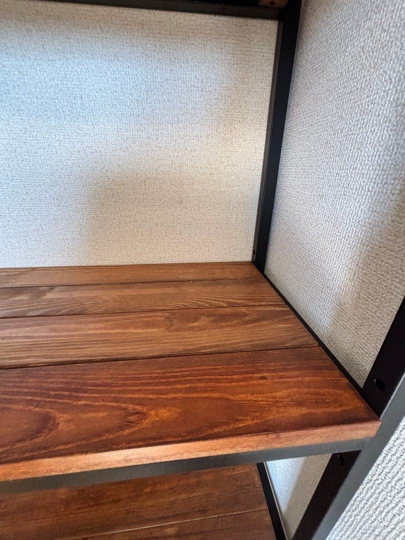 幅80 収納棚 木製　オープンラック 4段シェルフ TABAS ラック　北欧