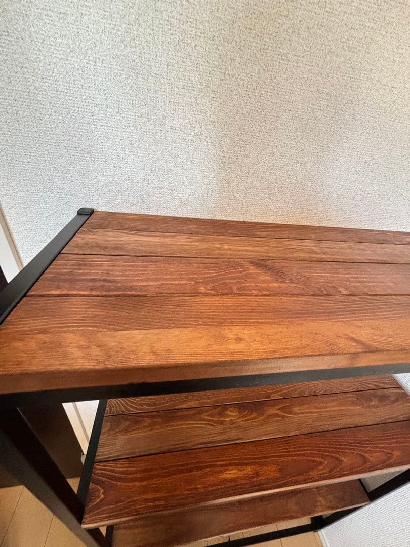 幅80 収納棚 木製　オープンラック 4段シェルフ TABAS ラック　北欧