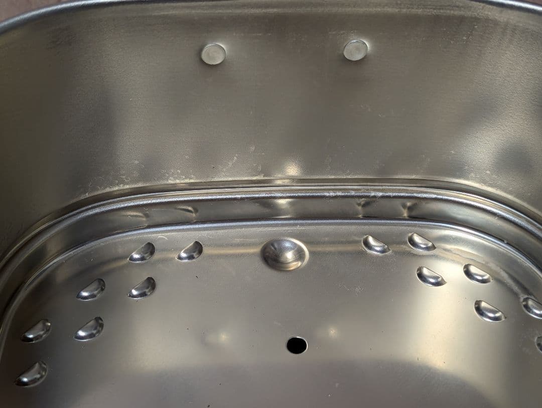 ツルマル印　二段角蒸　24cm