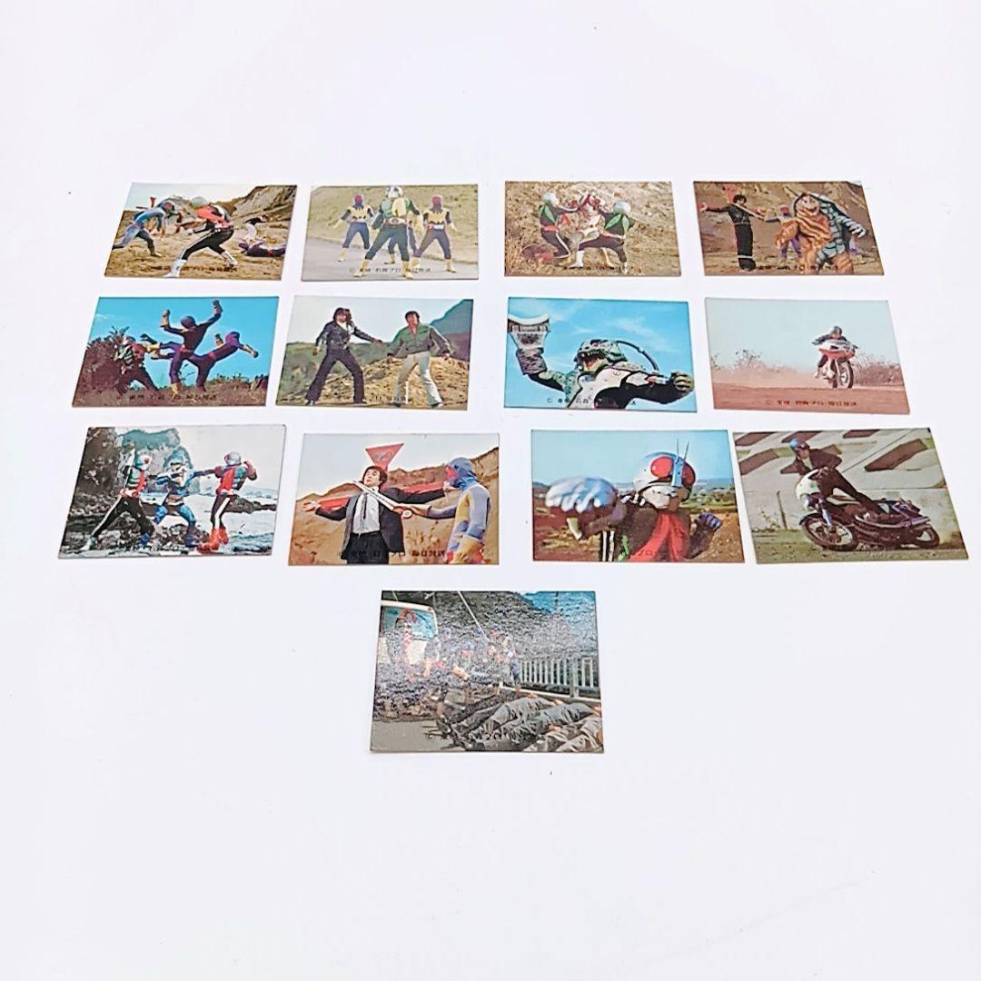 昭和レトロ 旧カルビー製菓 仮面ライダー スナックカード類まとめ 石森プロ 東映