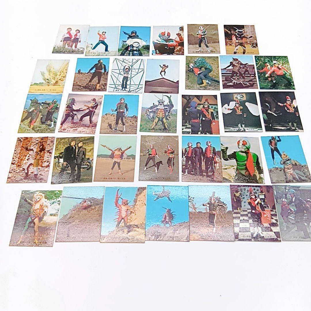 昭和レトロ 旧カルビー製菓 仮面ライダー スナックカード類まとめ 石森プロ 東映