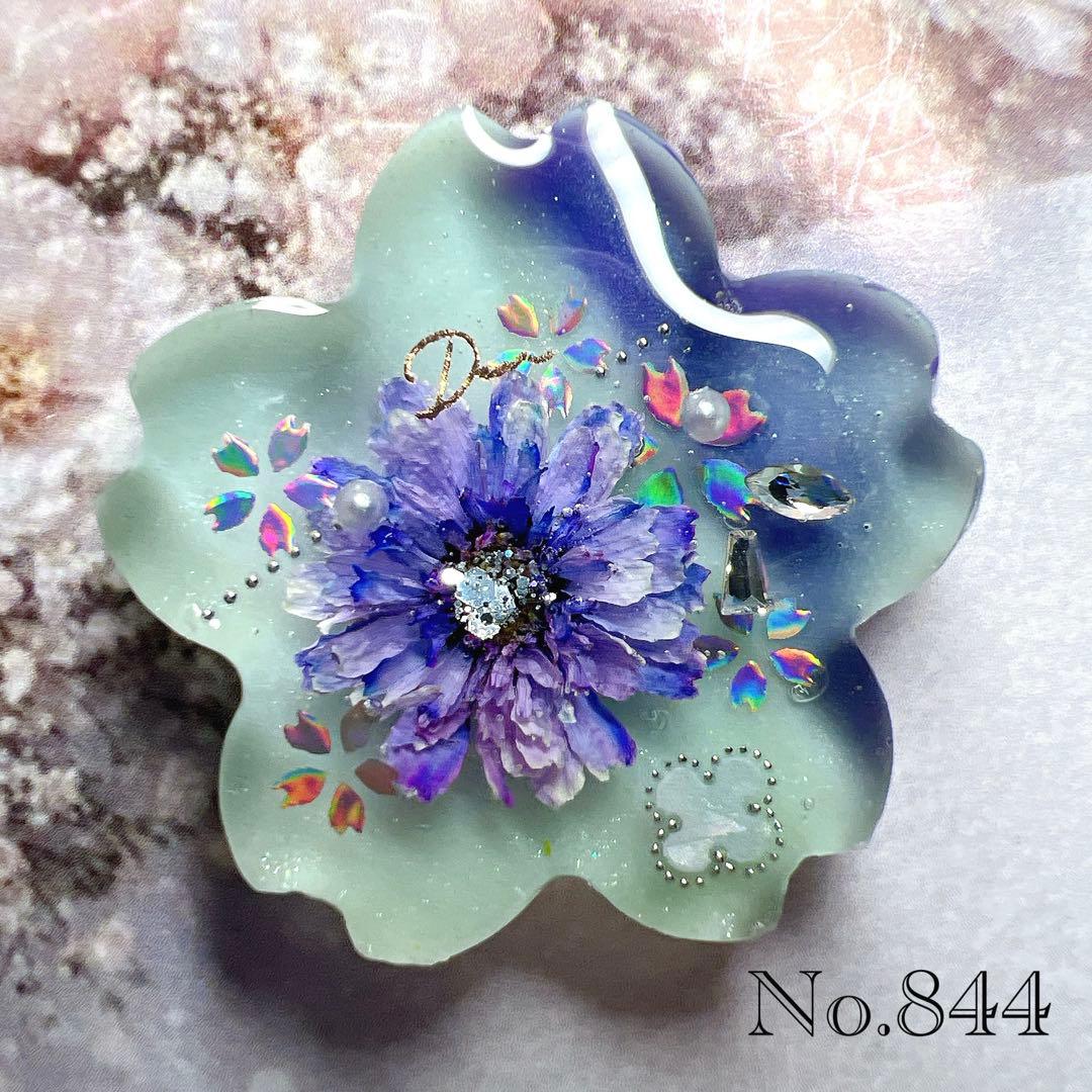 レジン ヘアゴム ドライフラワー No.844