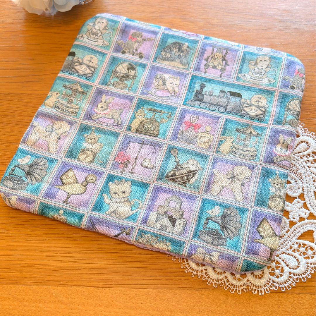 新作☆ふわふわガーゼハンカチ⭐️ユキエモン☆TOY　ナイトボックス　グリーン