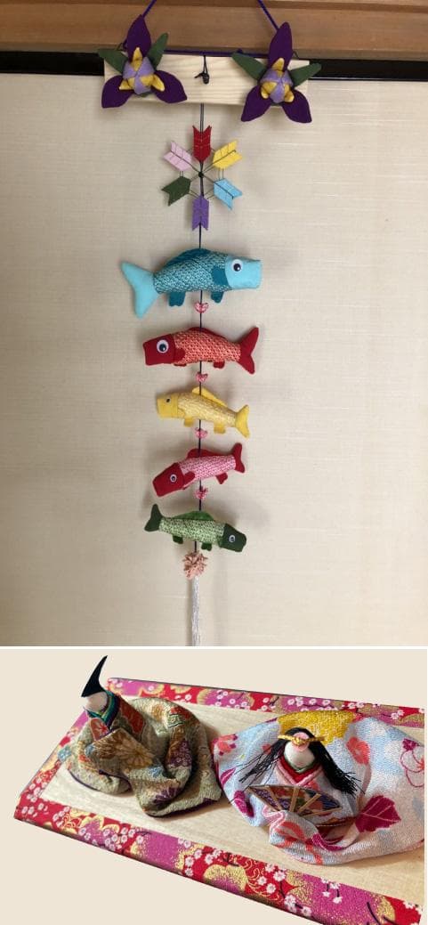 .【新品未使用】[節句飾り]　03　雛人形と室内鯉のぼり