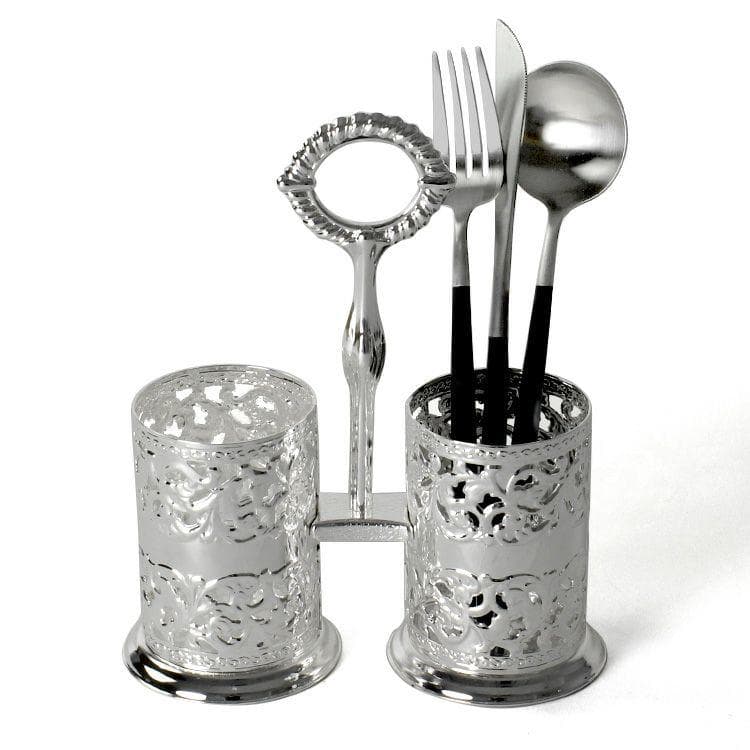 クイーンアン カトラリーホルダー QUEEN ANNE 銀メッキ インテリア雑貨