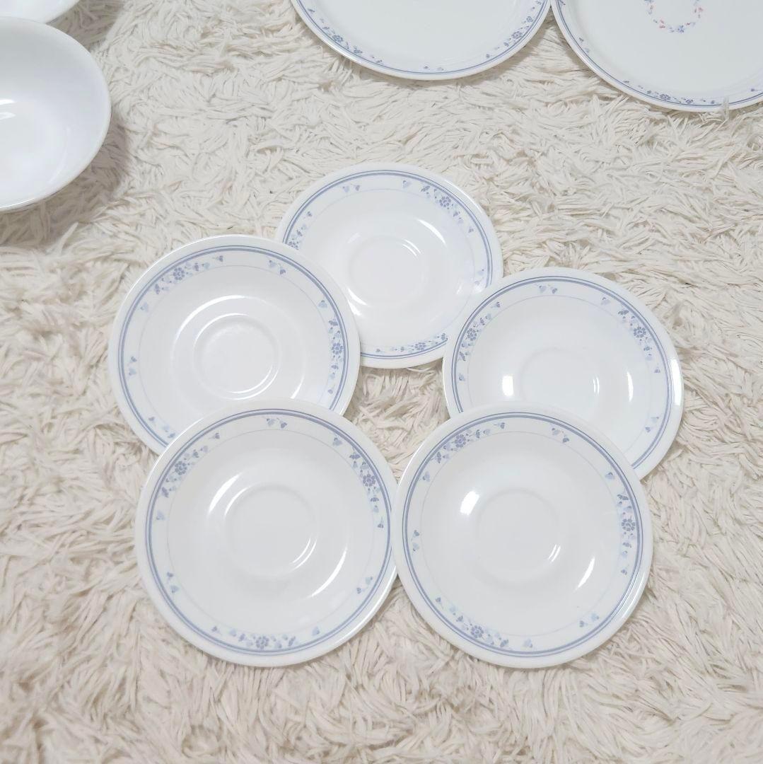 Corelle 岩城硝子　パステルレイン食器26ピースセット CR-26A-PL