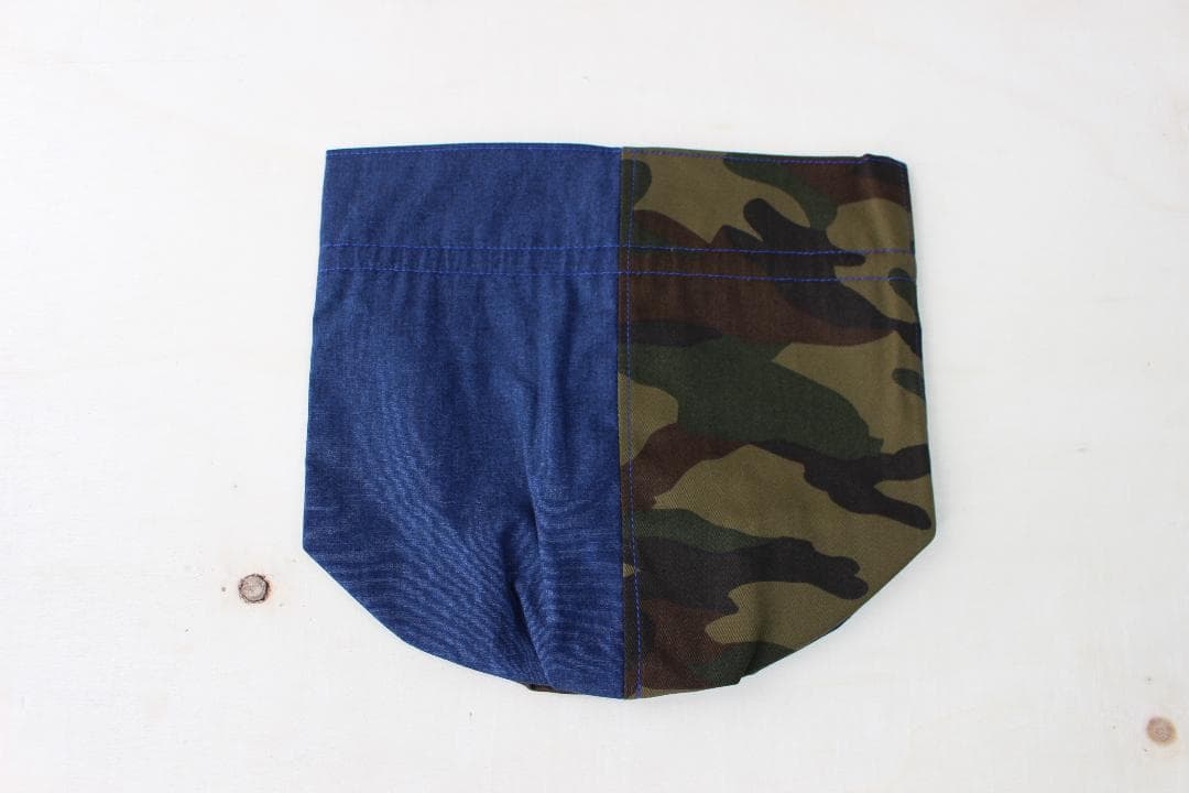 骨壷 覆い袋セット 6寸 迷彩＆デニム（アルターネート）