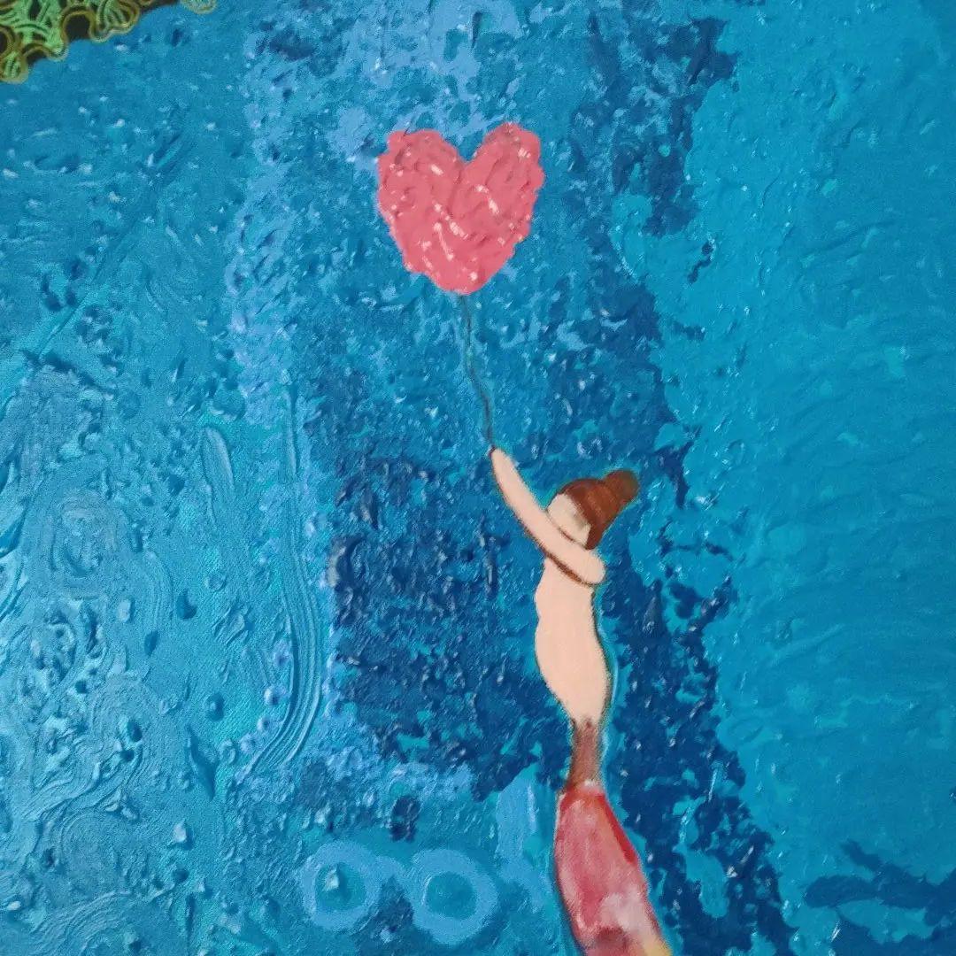 抽象画 愛と希望のテーマ