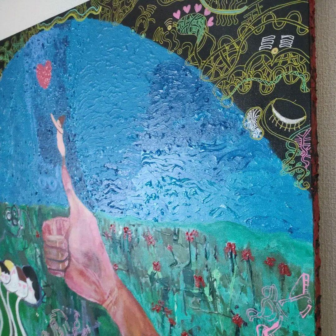 抽象画 愛と希望のテーマ