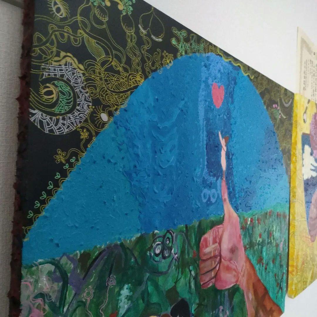 抽象画 愛と希望のテーマ