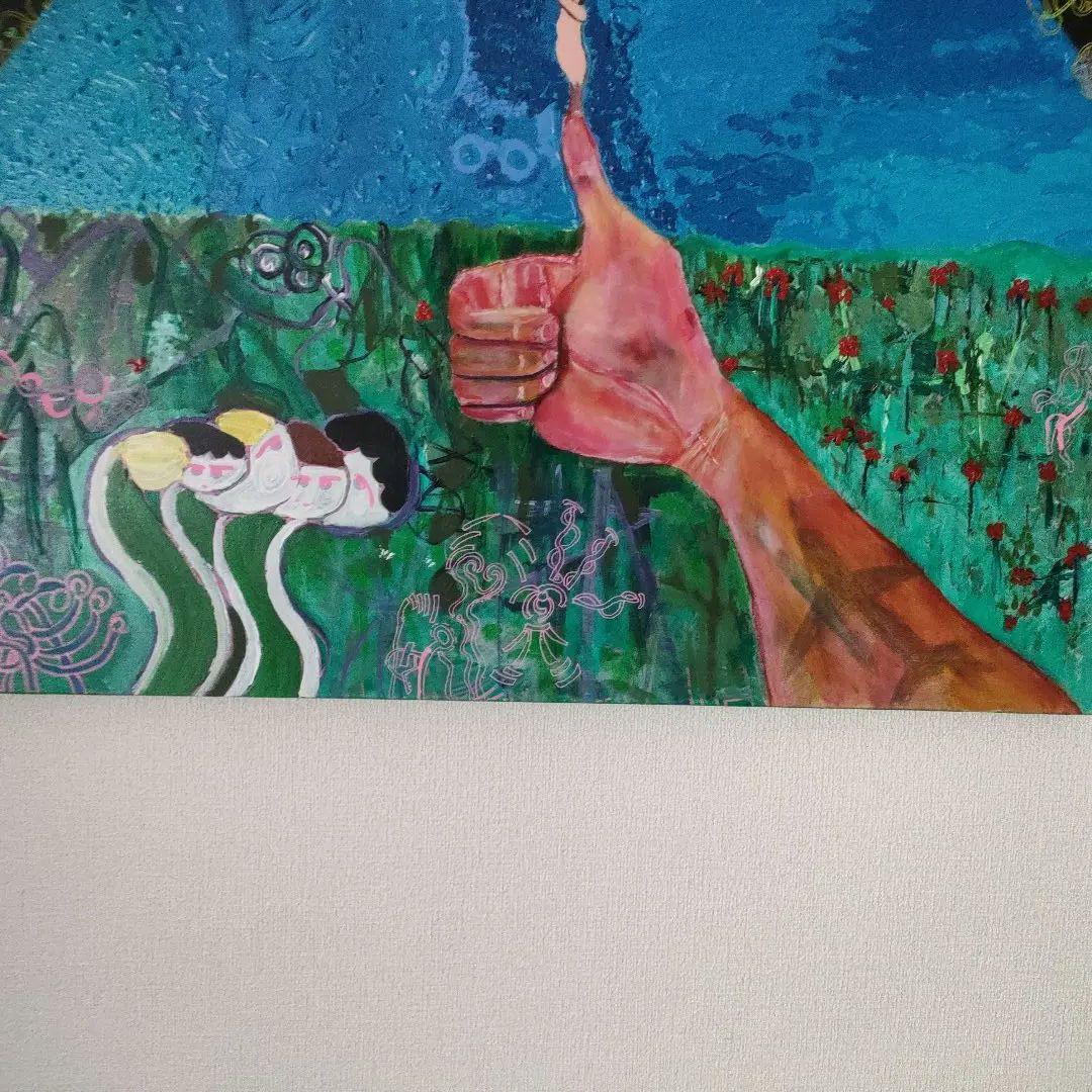 抽象画 愛と希望のテーマ