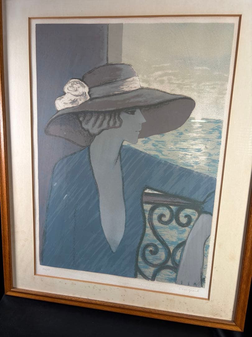 D023 カシニョール リトグラフ 直筆サイン エディション 124/150