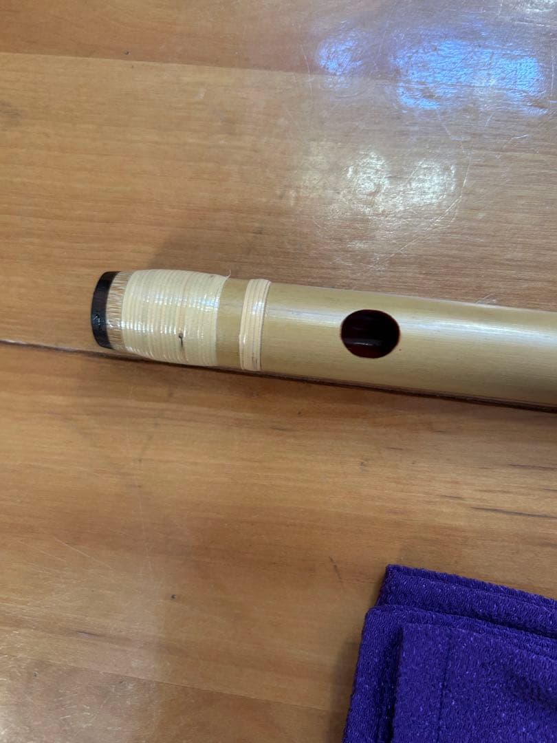 丸宮　篠笛　7本調子　収納袋付き