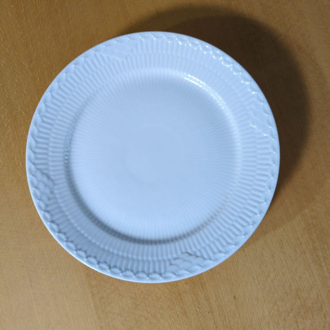 ロイヤルコペンハーゲン　ホワイトフルーテッド　3枚セット　25cm