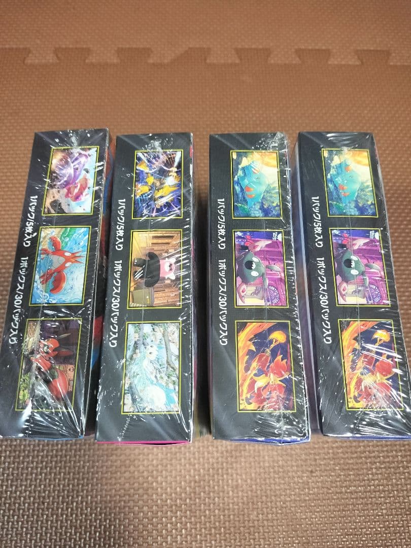 ポケモン メガブレイブ&メガシンフォニア&ニンジャスピナー 4BOXシュリンク付