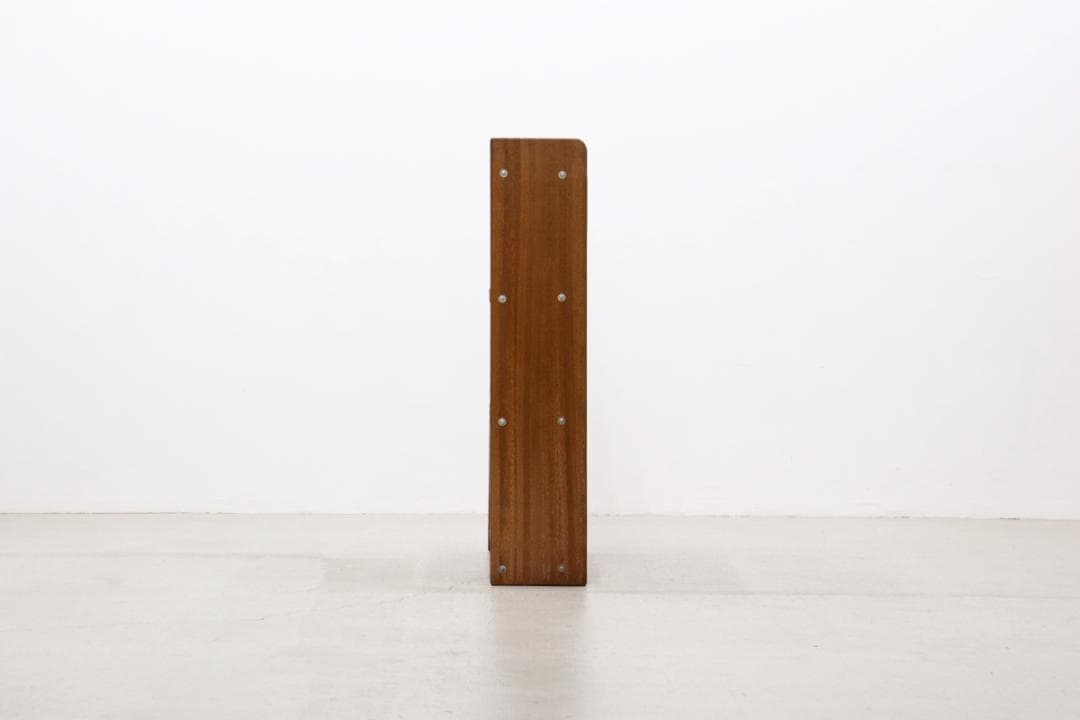 レトロ ラワン 無垢材 本棚 シェルフ 飾り棚 食器棚 ヴィンテージ