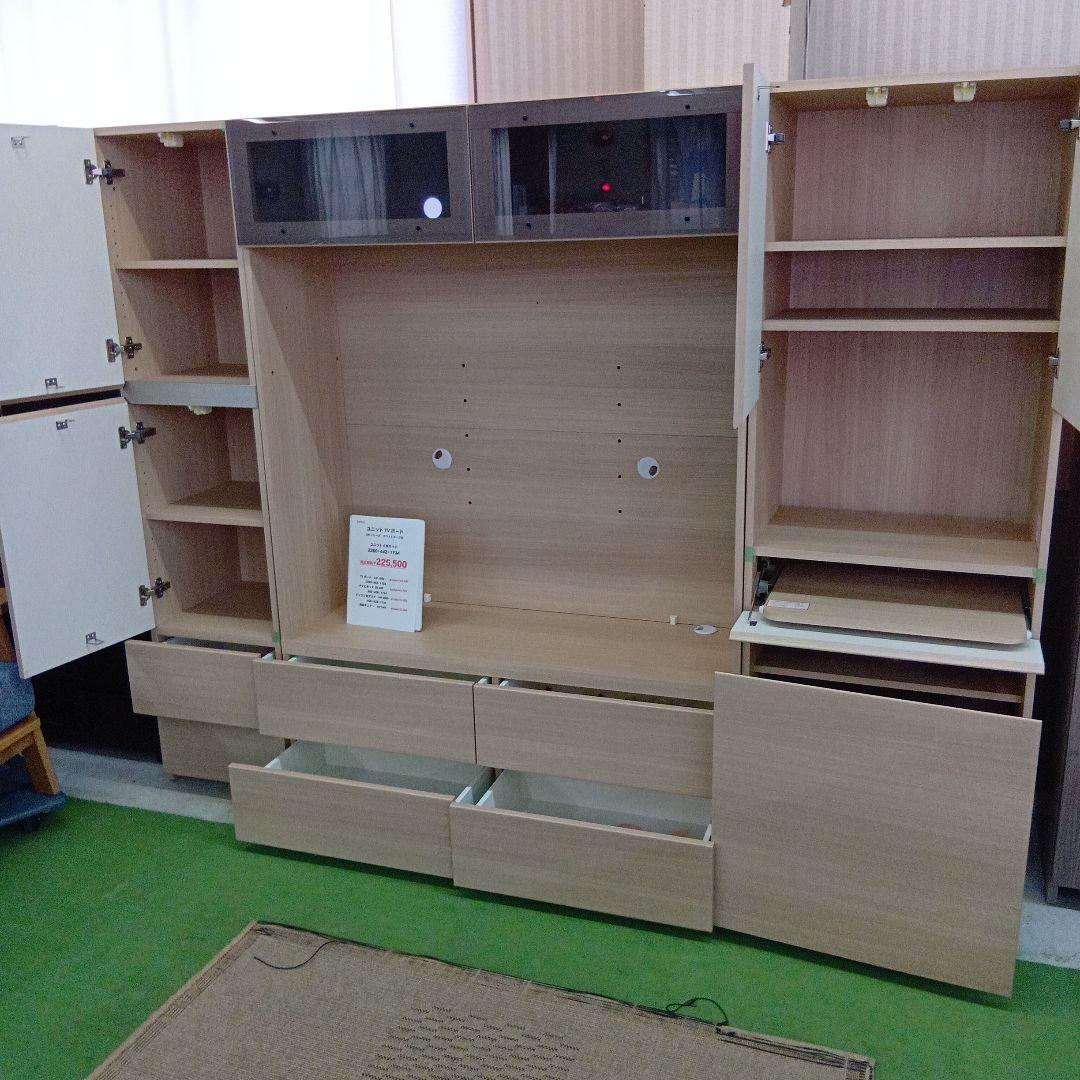 パモウナ テレビボード 左側キャビネット SW 400のみ販売 展示品