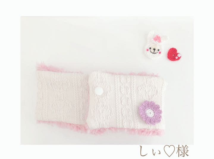 ハンドメイドスタイ　ベビー　うさみみ　ネックウォーマー