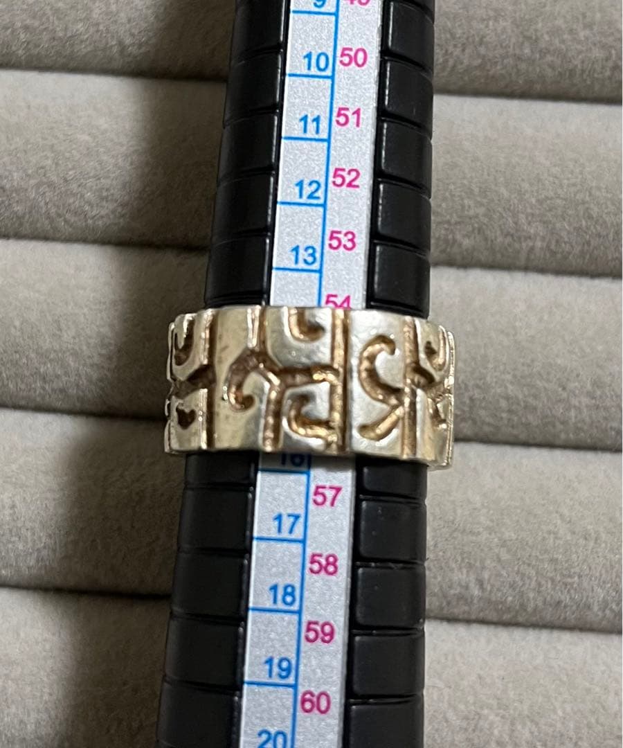 シルバーリング　ヴィンテージ　インド産　1点物