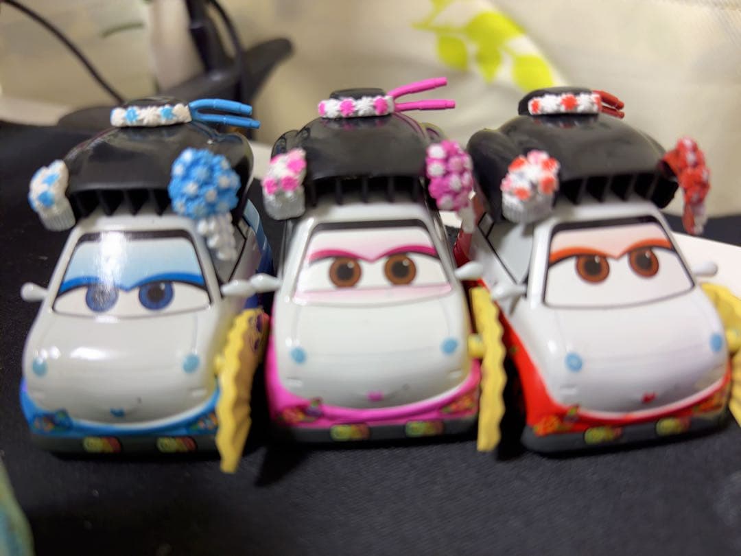 舞子 カーズ ミニカーセット 5台 花飾り付き