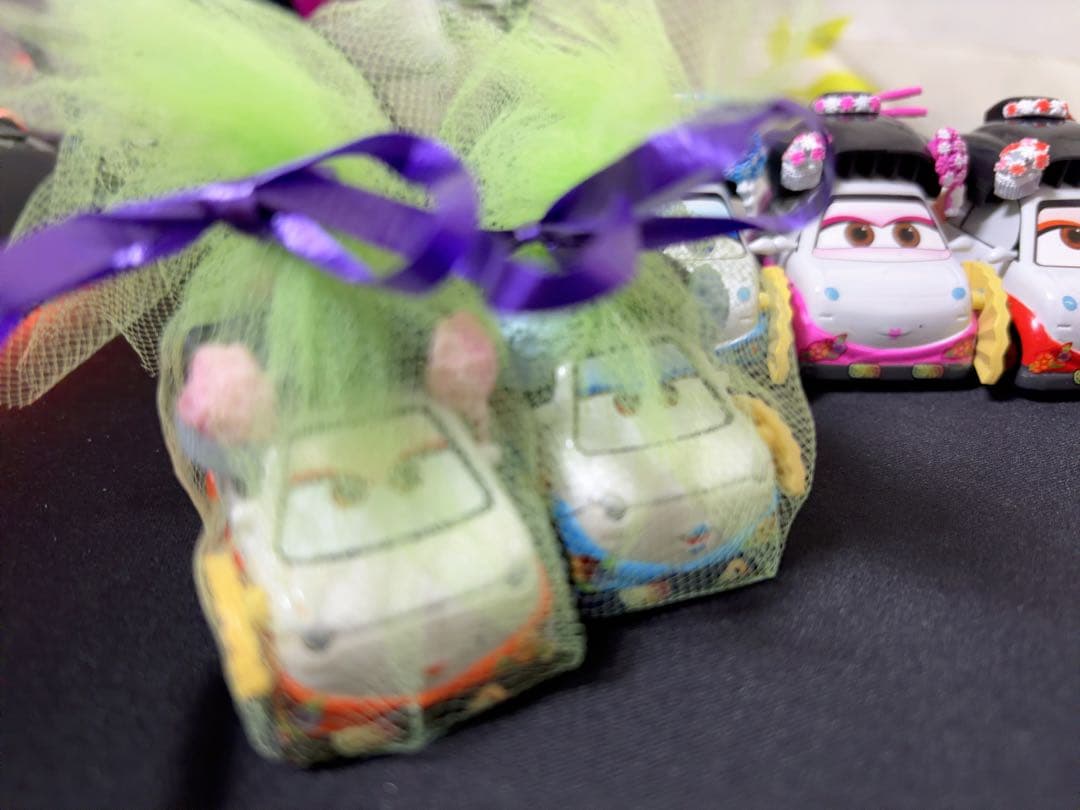 舞子 カーズ ミニカーセット 5台 花飾り付き