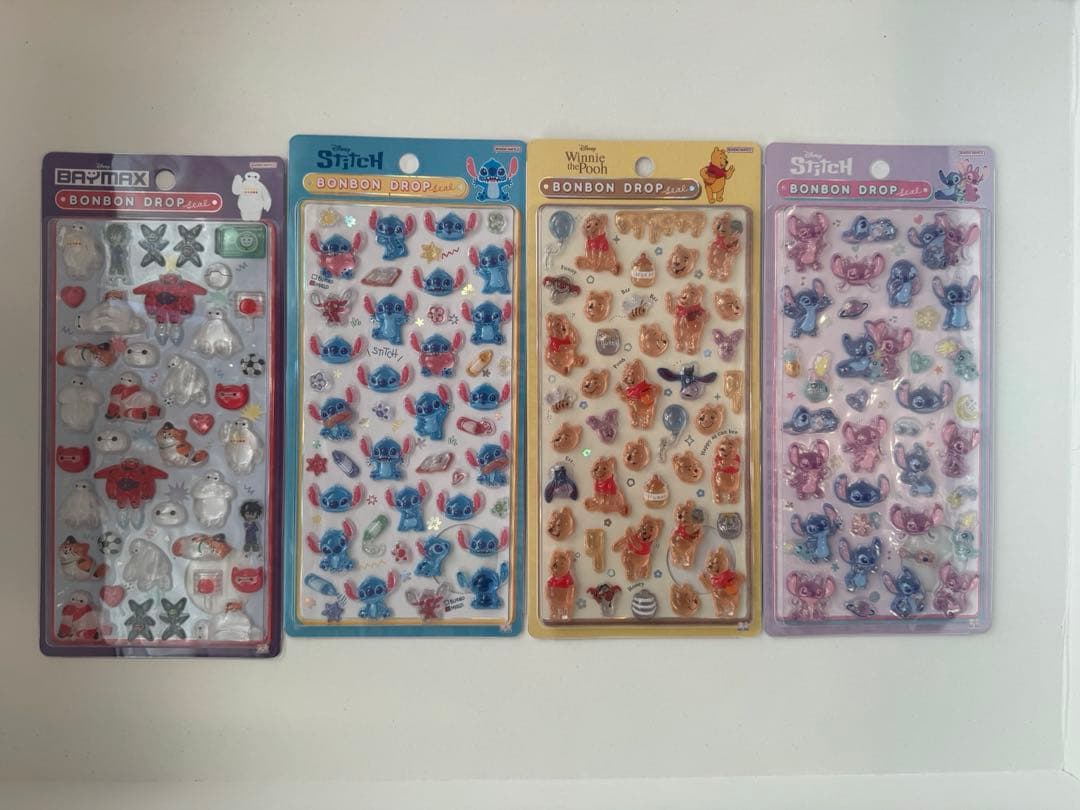 【正規品】ボンボンドロップシール　ディズニー　8種類コンプリート