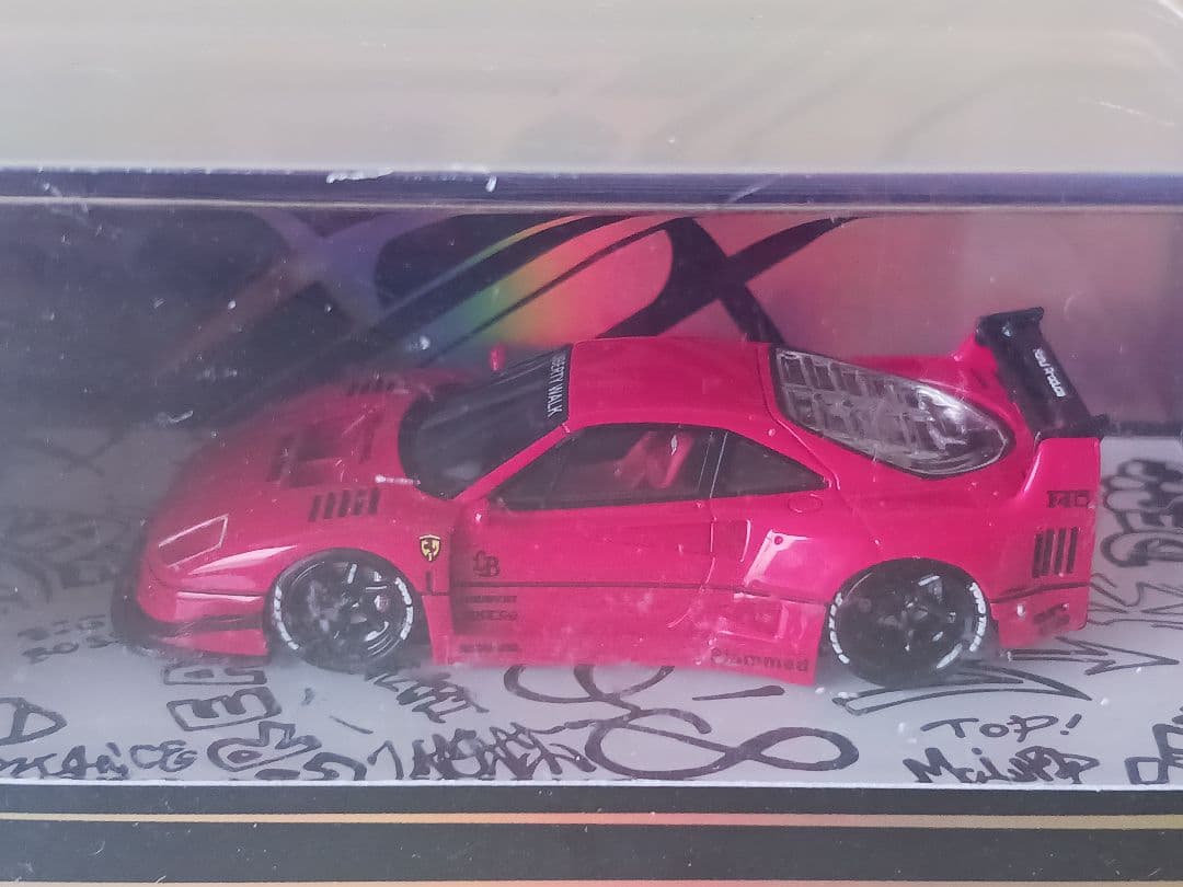404 YMモデル　1/64 フェラーリF40 LBWK 赤