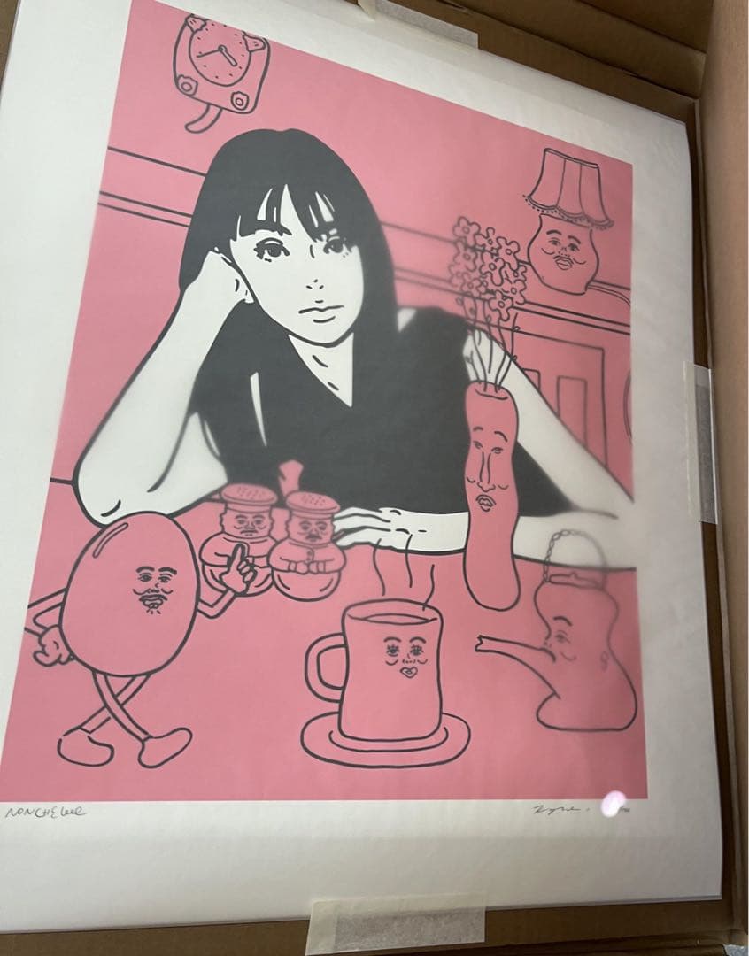 版画 KYNE NONCHELEEE Untitled 2023 Pink