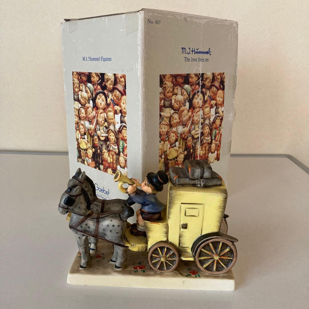 フンメル人形 The Mail is Here 郵便配達 馬車
