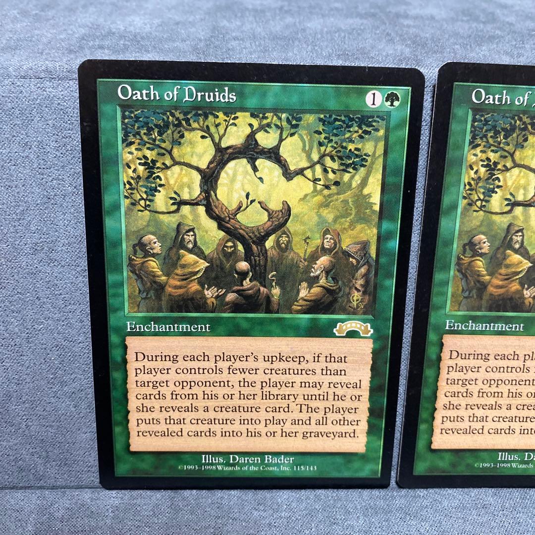 MTG ドルイドの誓い 英語版 EXO 3枚 エクソダス 初版