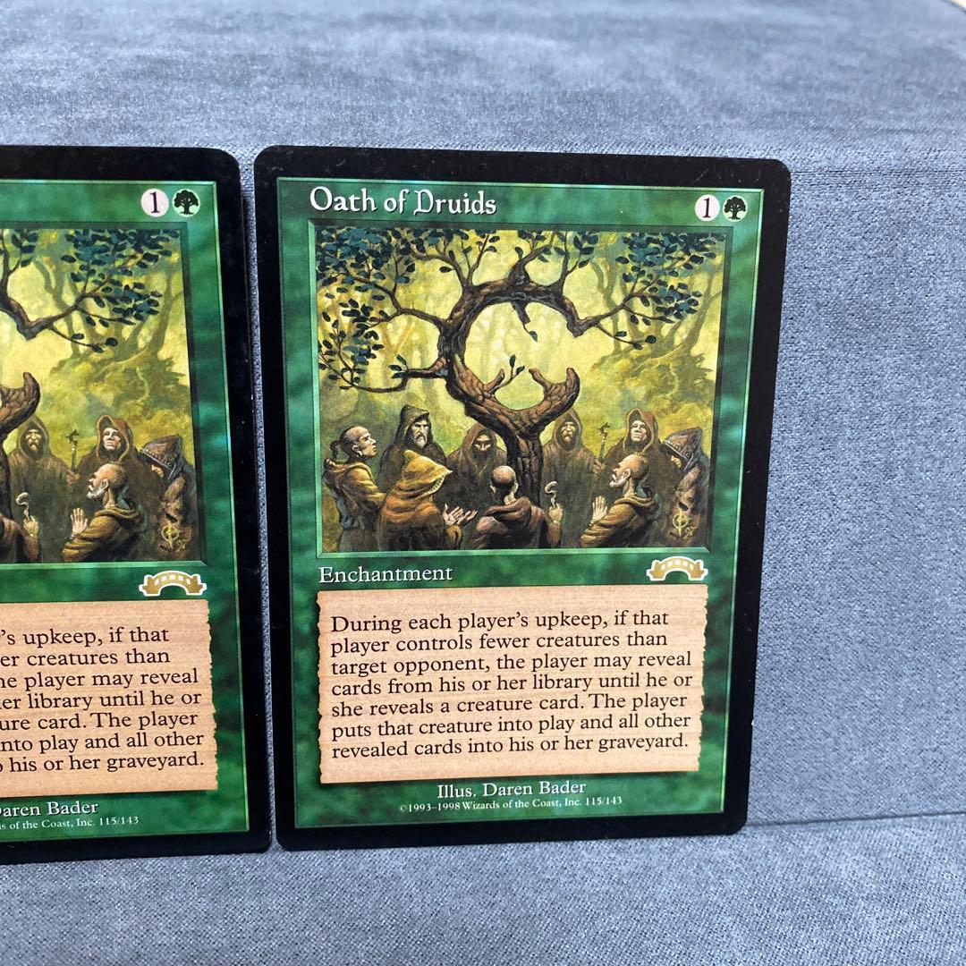 MTG ドルイドの誓い 英語版 EXO 3枚 エクソダス 初版